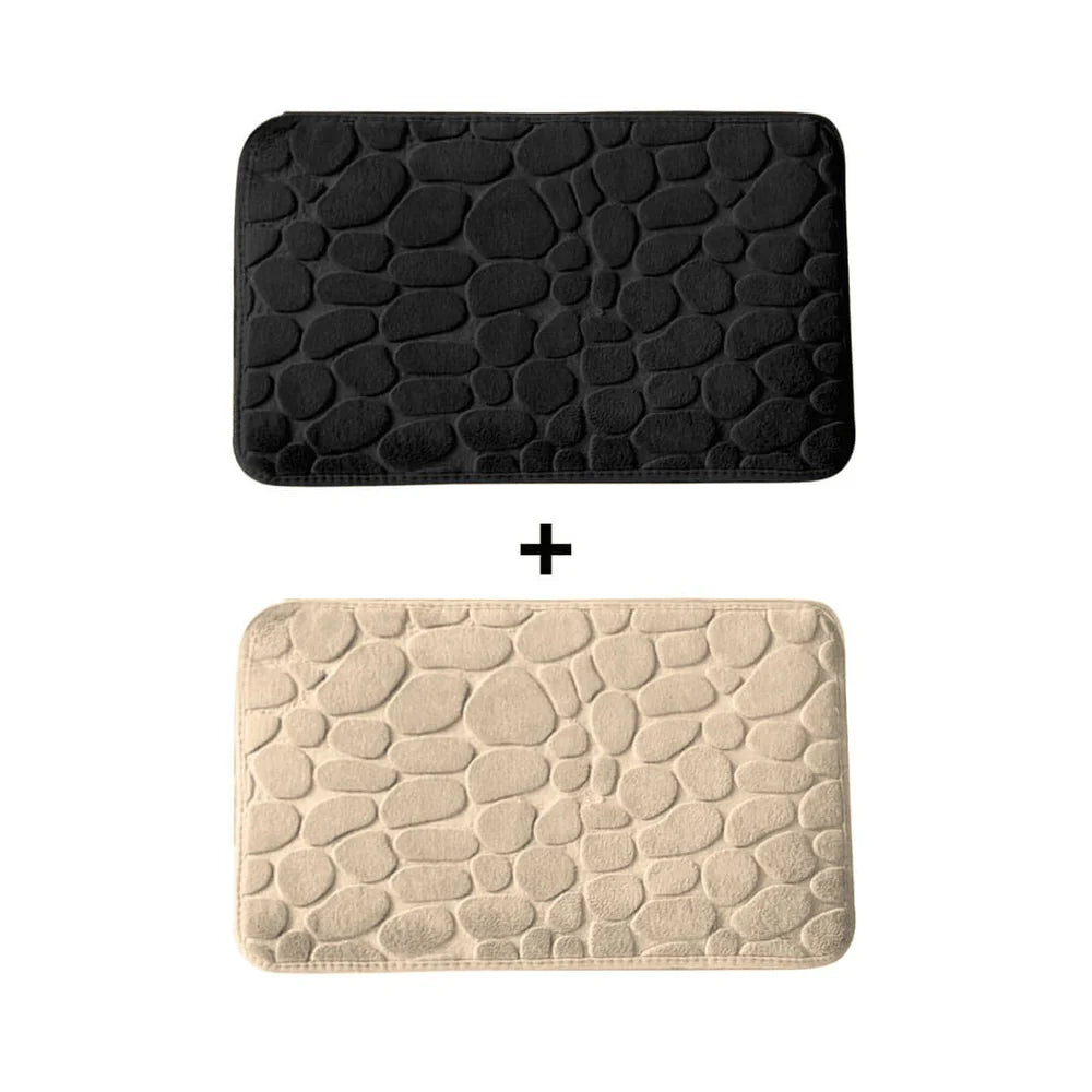 Tapete Para Banheiro Antiderrapante Rockei - COMPRE 1 LEVE 2