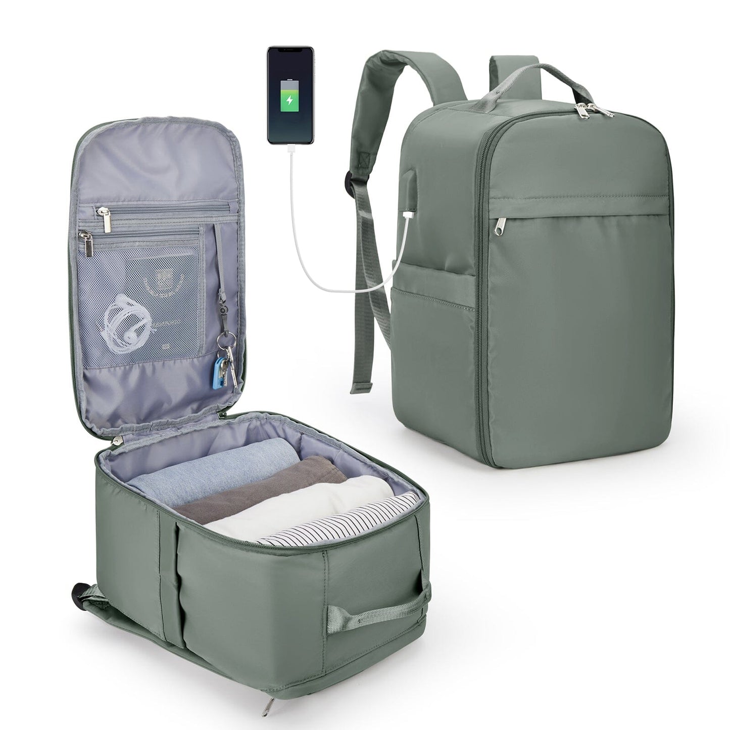 Mochilas De Viagem De Nylon A Prova Da Agua