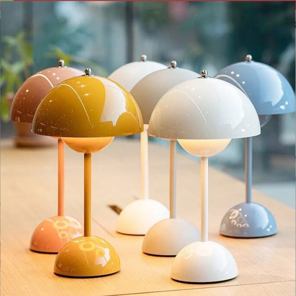 Luminária Led de Mesa Modelo Cogumelo