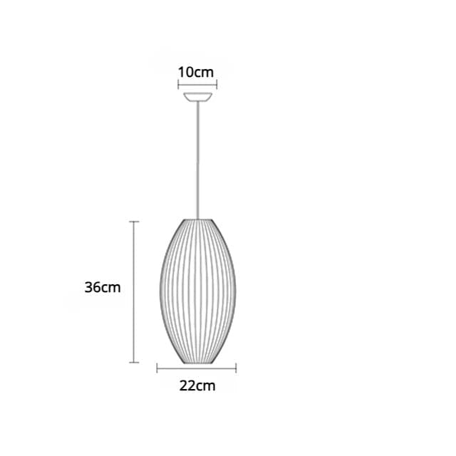Luminaria de Teto Seda Moderna Com Iluminação LED