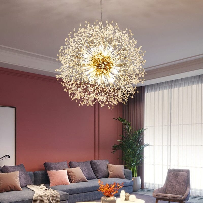 Luminária de Teto Pendente em Cristal