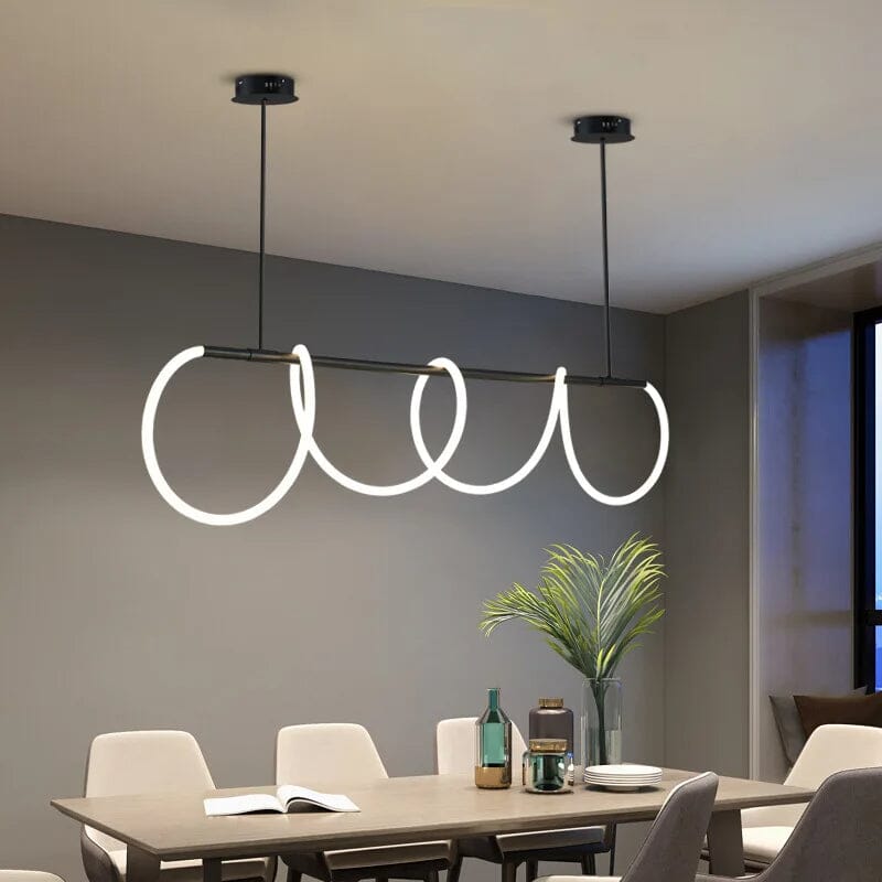 Luminária Pendente Mangueira Moderna em Led