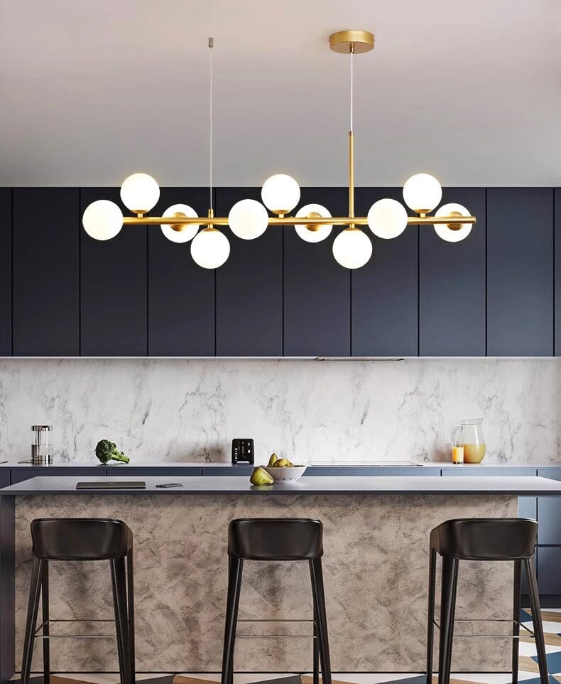Lustre Pendente Moderno Globos de Vidro
