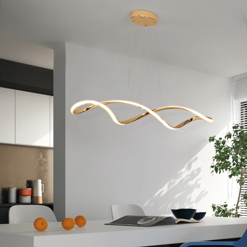 Lustre Luminária Pendente Moderno (Integração Alexa)