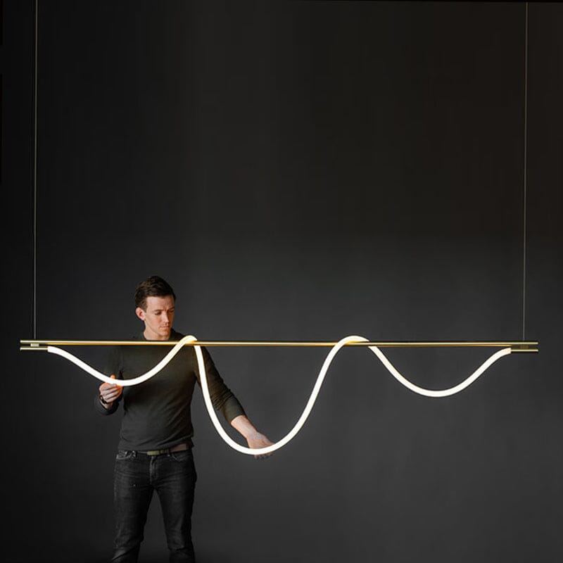 Luminária Pendente Mangueira Moderna em Led
