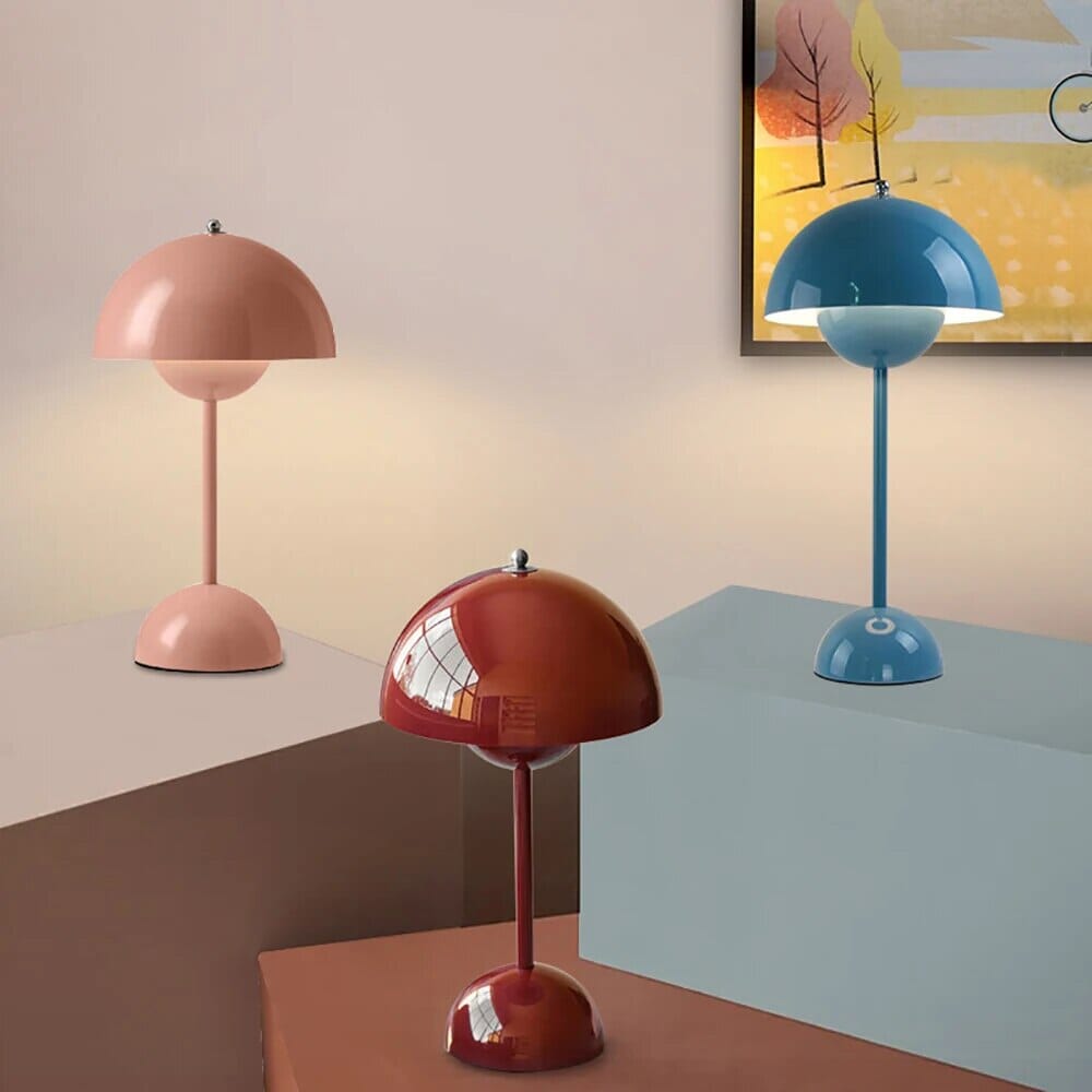 Luminária Led de Mesa Modelo Cogumelo