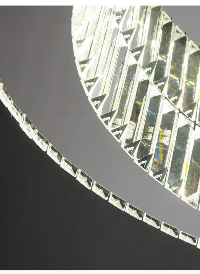 Luminária Redonda de Cristal em Led