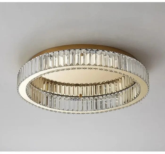 Luminária Redonda de Cristal em Led