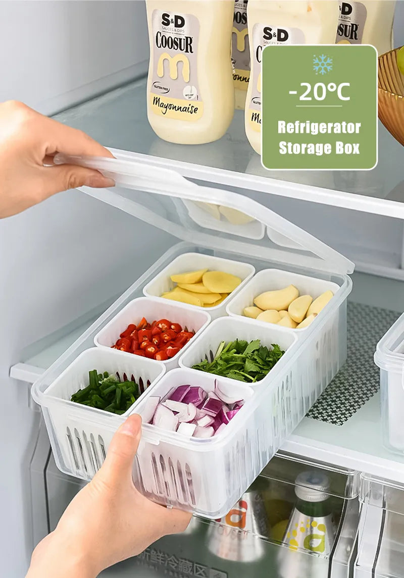 Organizador De Geladeira Com Divisórias