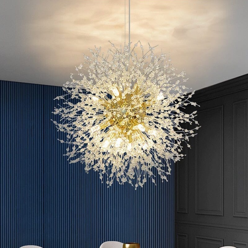 Luminária de Teto Pendente em Cristal
