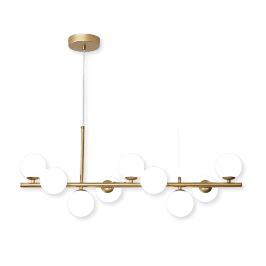 Lustre Pendente Moderno Globos de Vidro