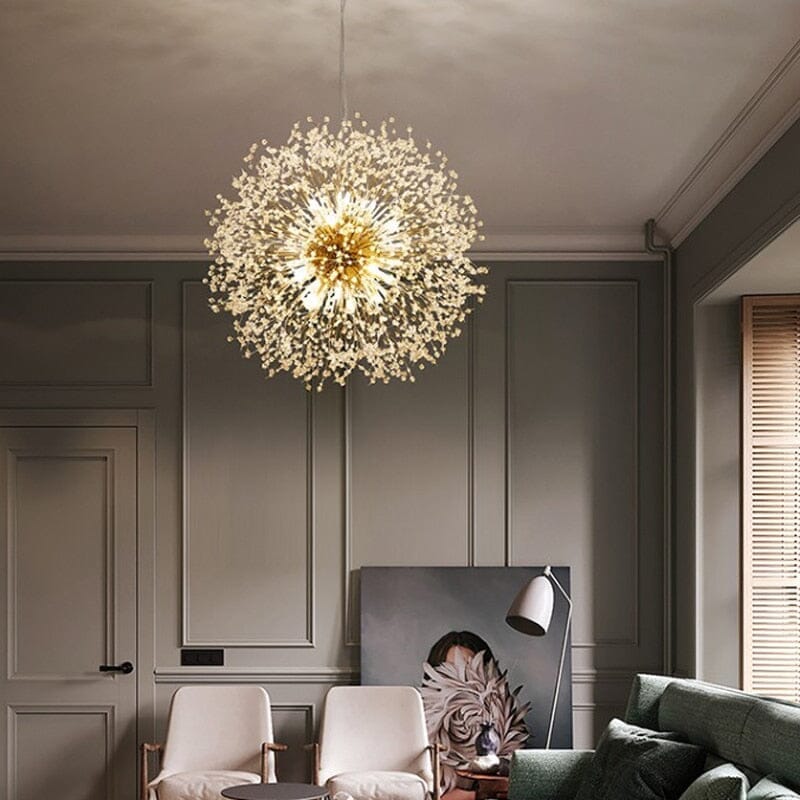 Luminária de Teto Pendente em Cristal