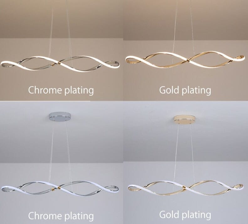 Lustre Luminária Pendente Moderno (Integração Alexa)