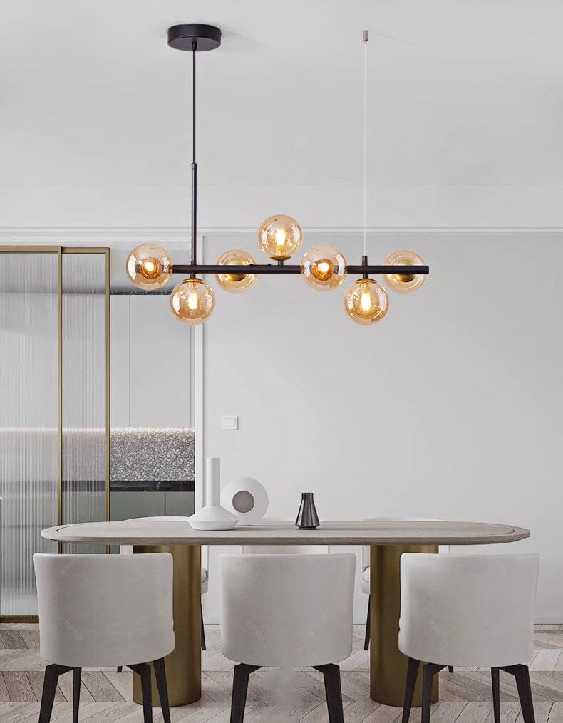 Lustre Pendente Moderno Globos de Vidro