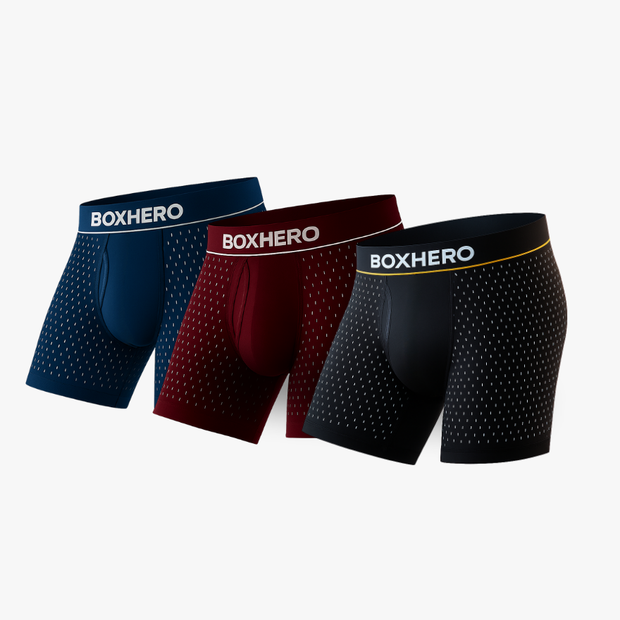 BOXHERO 2.0 BAMBOO FIBRE BOXER SHORTS - ALL-DAY COMFORT