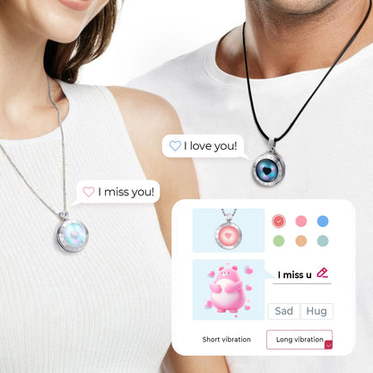 Soulmate 2.0 Touch Necklace with Mother of Pearl Panel