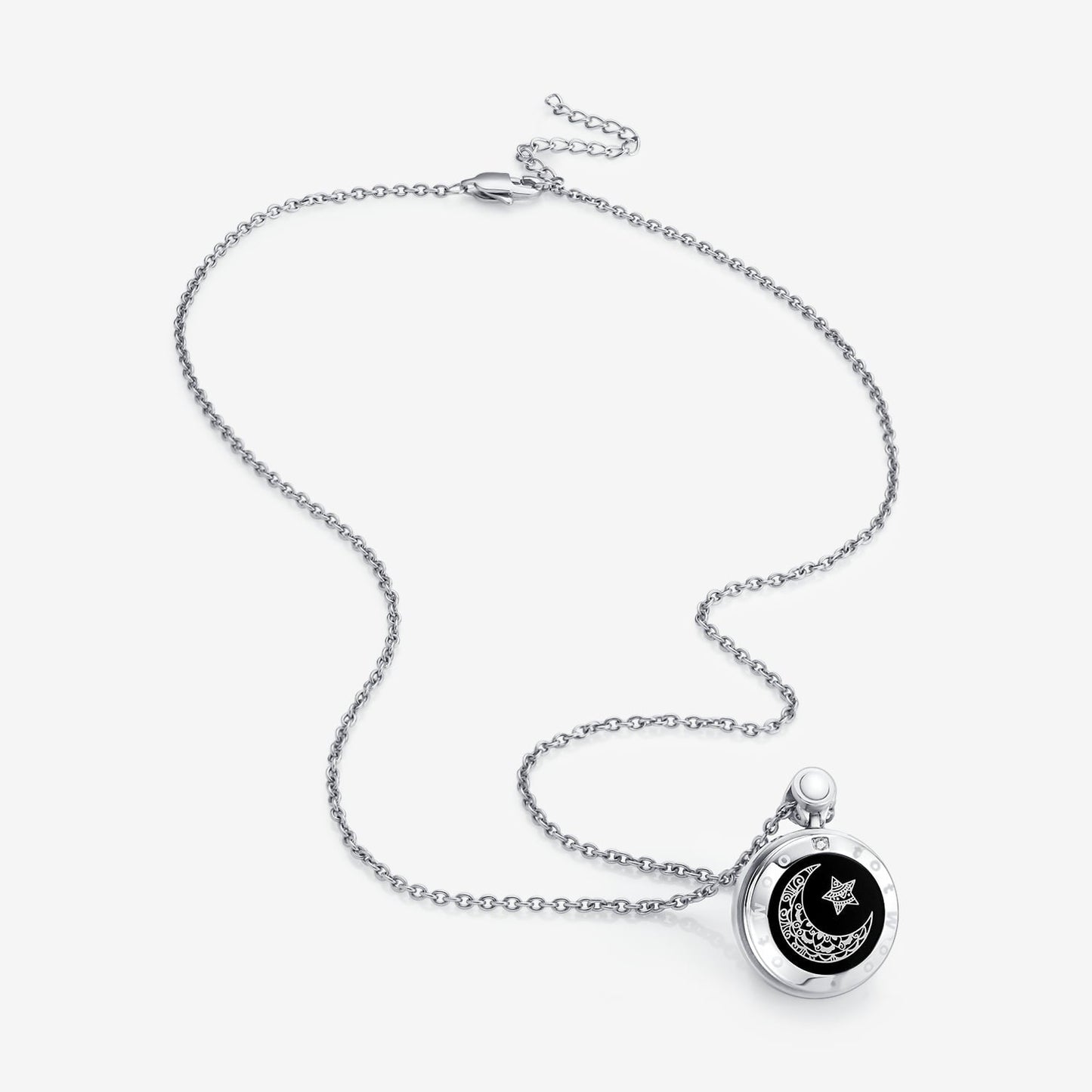Moon Touch Necklaces with Natural Agate
