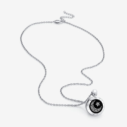 Moon Touch Necklaces with Natural Agate