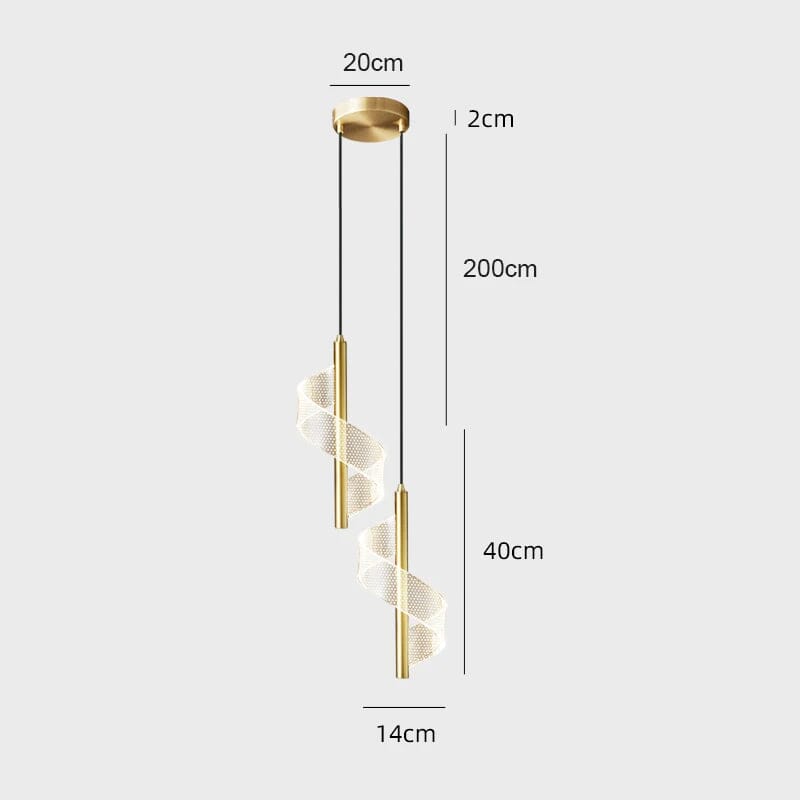 Luminária Pendente luminação interior Led Nordico