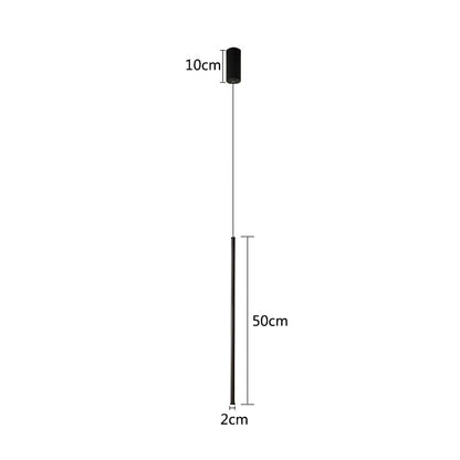 Luminária Pendente Linear Led Minimalista
