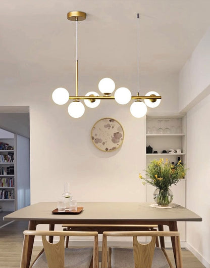 Lustre Pendente Moderno Globos de Vidro