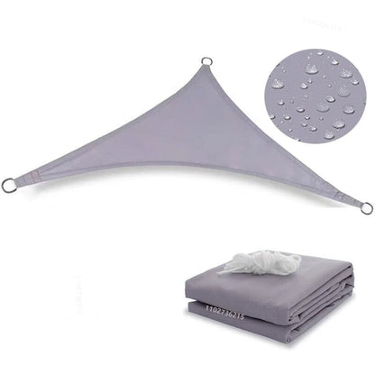 Toldo Portátil Impermeável Flexível e Resistente Com Proteção UV Triangular