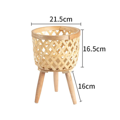Vaso de Bambu para Plantas