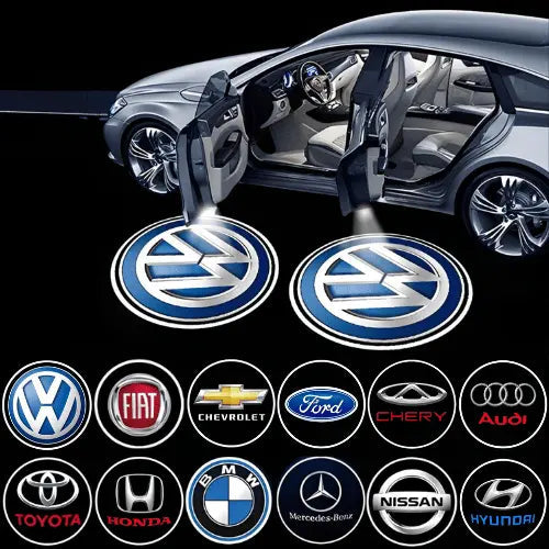 Projetor de Porta Automático para Carro Personalizado Luxcar™ + Brinde Exclusivo + Frete Grátis