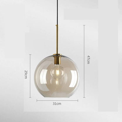Luminaria de Teto Decoração Industrial Vidro Moderno
