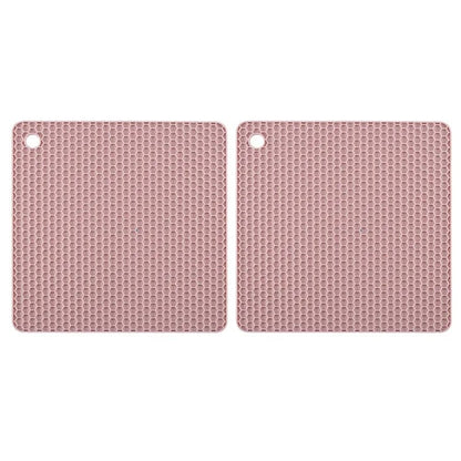 Descanso de Panela Silicone 2/4 Peças Antiderrapante