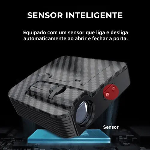 Projetor de Porta Automático para Carro Personalizado Luxcar™ + Brinde Exclusivo