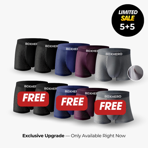 Special One-Time Deal: 10 Premium Boxers for the Price of 5