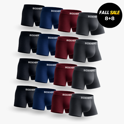 16-PACK BOXHERO BAMBOO FIBRE BOXER SHORTS  1.0