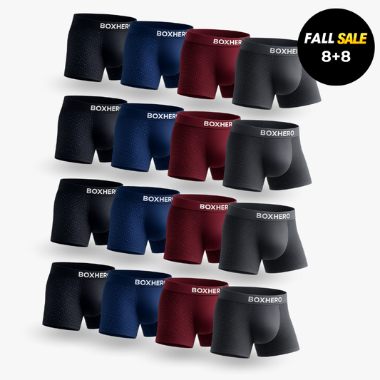 16-PACK BOXHERO BAMBOO FIBRE BOXER SHORTS  1.0