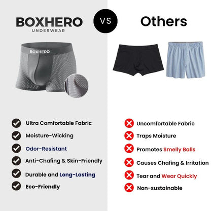 8-Pack - Premium Bamboo Fibre Boxer Shorts