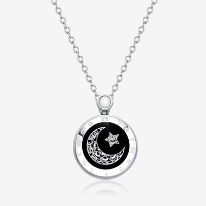 Moon Touch Necklaces with Natural Agate