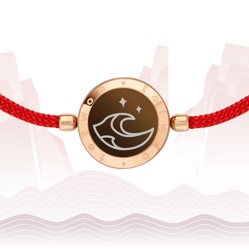Sea Touch Bracelet with Red Milan Rope