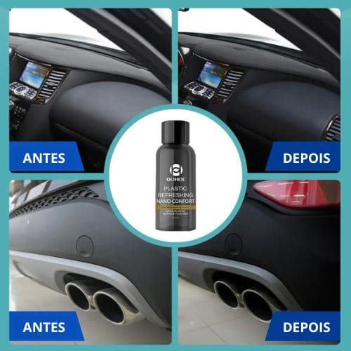 Revitalizador de Plástico para Carros - Nano Confort (Promoção Limitada + BRINDE EXCLUSIVO)