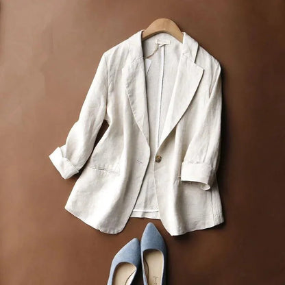 Clara Linen Blazer
