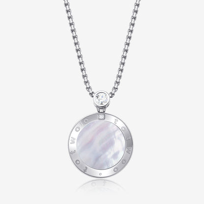 Soulmate 2.0 Touch Necklace with Mother of Pearl Panel