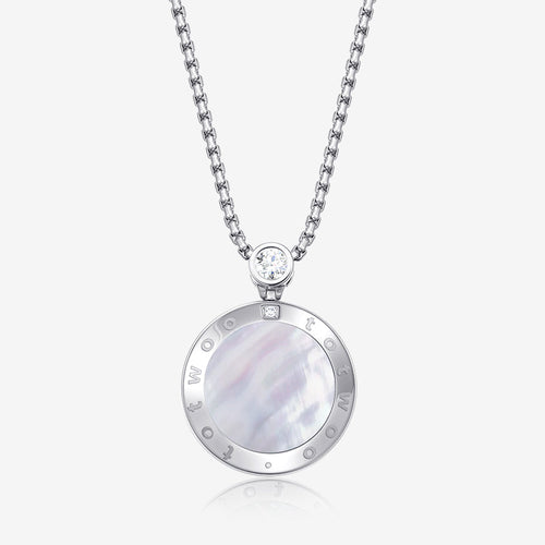 Soulmate 2.0 Touch Necklace with Mother of Pearl Panel
