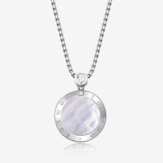 Soulmate 2.0 Touch Necklace with Mother of Pearl Panel