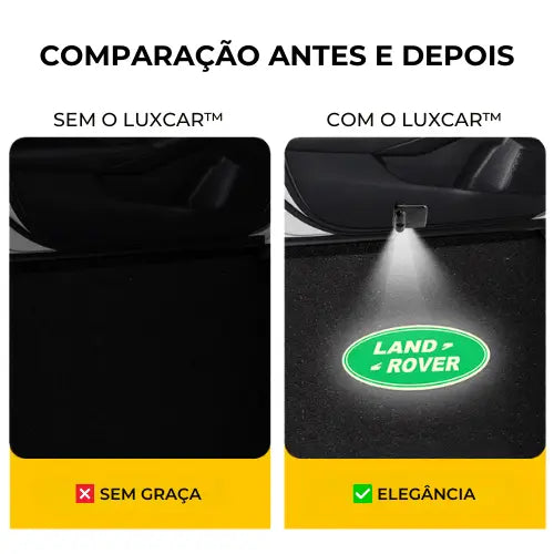 Projetor de Porta Automático para Carro Personalizado Luxcar™ + Brinde Exclusivo