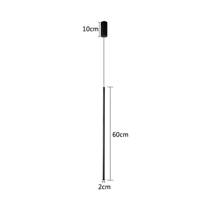 Luminária Pendente Linear Led Minimalista