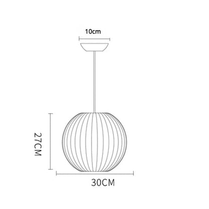 Luminaria de Teto Seda Moderna Com Iluminação LED
