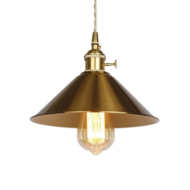 Luminária Pendente Metálica Retrô Vintage Industrial