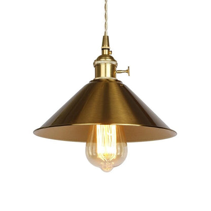 Luminária Pendente Metálica Retrô Vintage Industrial