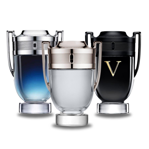 Parfümset 3 - Paco Rabanne INVICTUS LEGEND, Paco Rabanne INVICTUS und Paco Rabanne INVICTUS VICTORY 100ml (Eau de Parfum)
