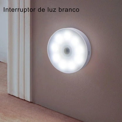 Luz Noturna LED Indução Inteligente