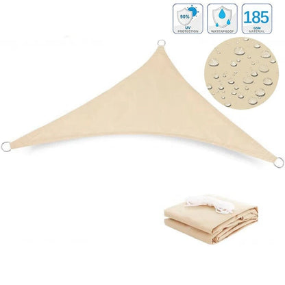 Toldo Portátil Impermeável Flexível e Resistente Com Proteção UV Triangular